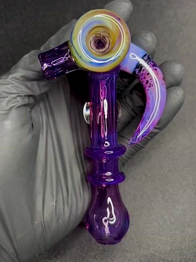 Preview pic of Gold purple pocket bubbler