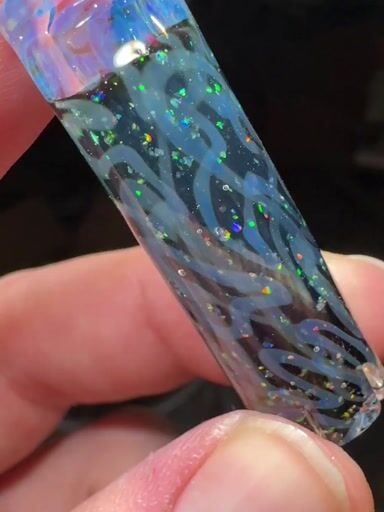 Preview pic of 13.3mm Crushed Opal and Fume Trail tip