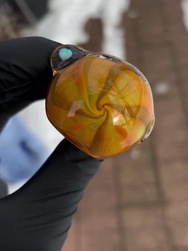 Preview pic of Double opal spoon with hidden opal donut