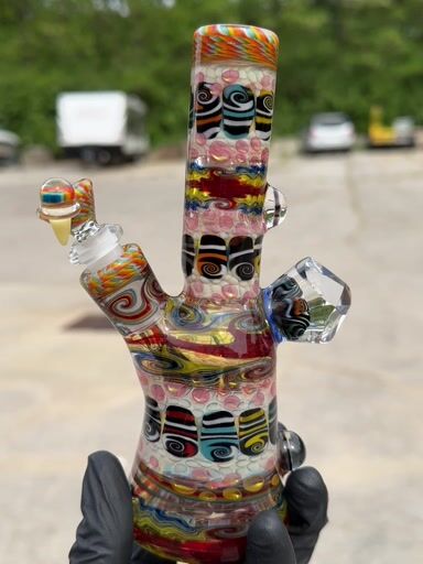 Preview pic of Chunk Glass X Cowboy Glass UV Mini Millie Tube