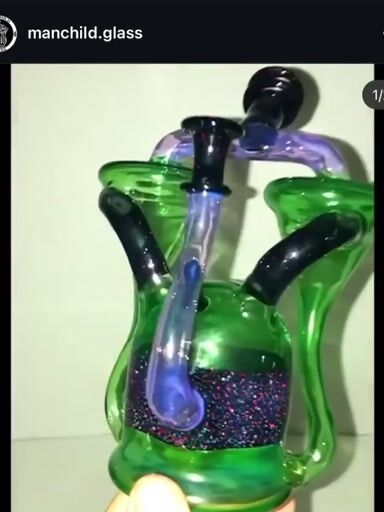 Preview pic of Manchild Glass Double Tornado Recycler