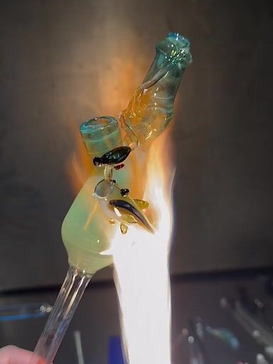 Preview pic of Snook w lure 10mm rig w removable downstem by SunGazer_Glass