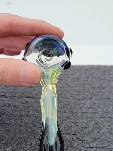 Preview pic of Silver fumed with galaxy accents spoon