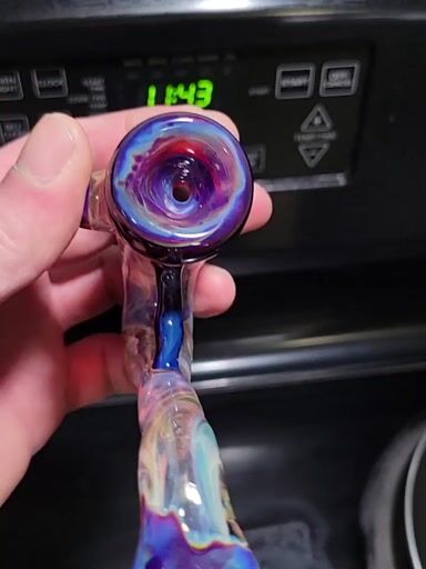 Preview pic of Fully worked gold and amber purple Sherlock