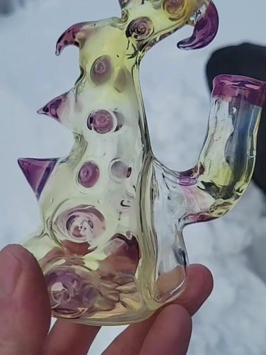 Preview pic of Silver fumed tentacle with star gazer accents