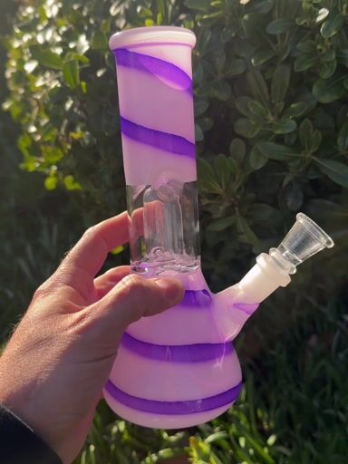 Preview pic of Purple Swirl 8 Inch Bong