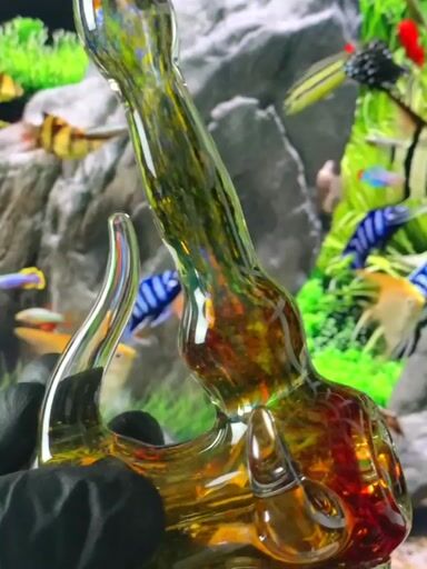 Preview pic of Paul Taylor Glass Thick Frit Bubbler