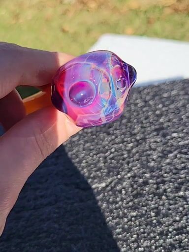 Preview pic of Lava and amber purple spoon