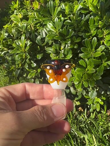 Preview pic of Monarch Butterfly Glass Bowl/Slide