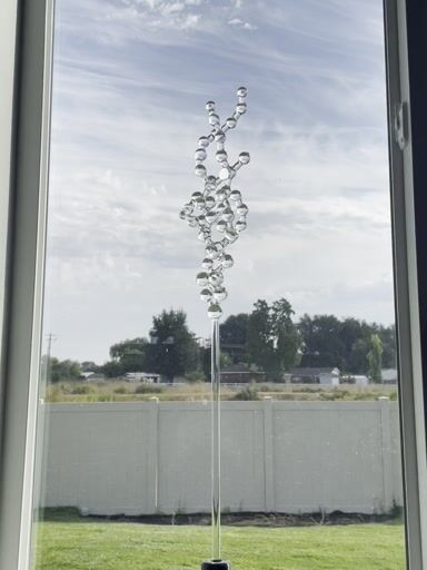 Preview pic of Rotating Glass Sculpture