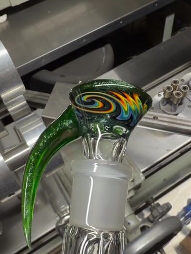 Preview pic of Green/Rainbow WigWag 4 Hole Slide ApixDesign 18mm