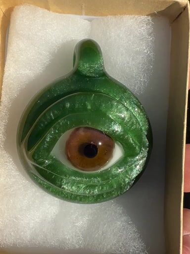 Preview pic of Eye pendant by Blueshift Glass