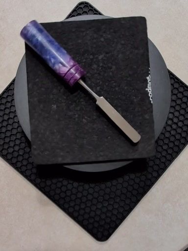 Preview pic of HASH HANDLEZ ICED AMETHYST(COLORWAY) XL SPATULA