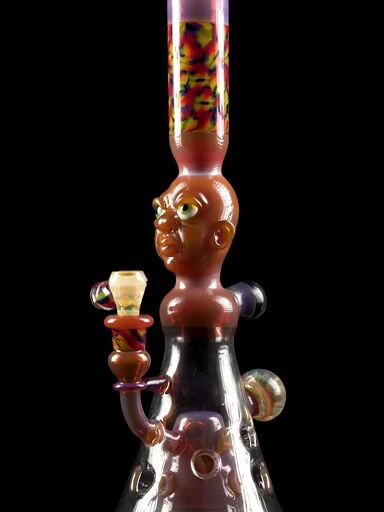 Preview pic of TERROIR X VOORHEES 14MM FULL SIZE FAB BEAKER W/ CUSTOM MILI PULL + FUMED IMPLOSION