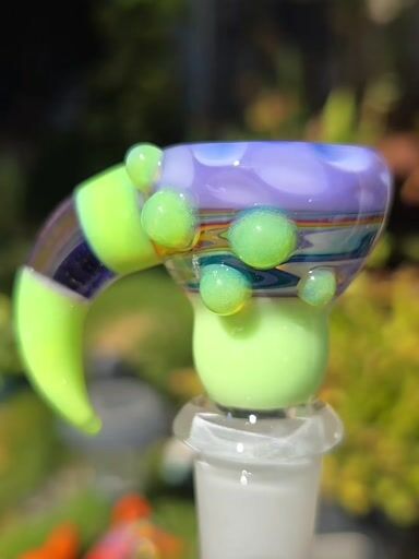 Preview pic of Slyme X Purple 14mm Slide With Horn