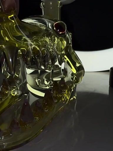 Preview pic of Fumed Crocodile (Croc) Rig - Yellow 3in/14mm