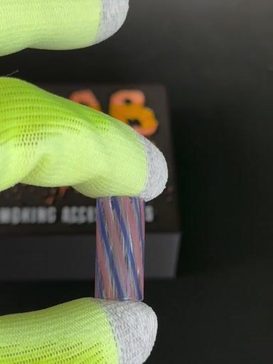 Preview pic of Glass Tips Spiral Tip Blue