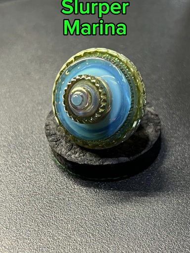 Preview pic of JS Glass Marina Fumed Slurper Cap