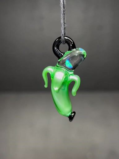 Preview pic of Chromium/Opal banana pendant