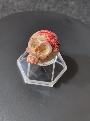 Preview pic of Decay glass bloody skull slurper set