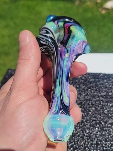 Preview pic of Watermelon zebra Fullyworked spoon