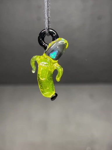 Preview pic of Citron/Opal banana pendant