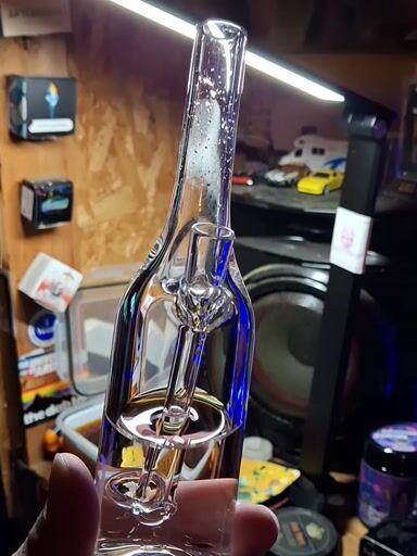 Preview pic of The glass mechanic clear saki bottle