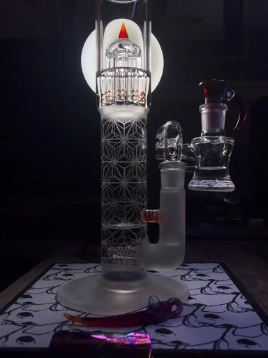 Preview pic of Sovereignty 3/8 PA in Amber Purple w/ Inverted Hempstar Pattern - Full Set