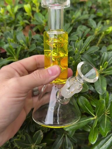 Preview pic of Mini Yellow Glycerin Bong