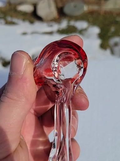 Preview pic of Bubble hash spoon #6 pomegranate