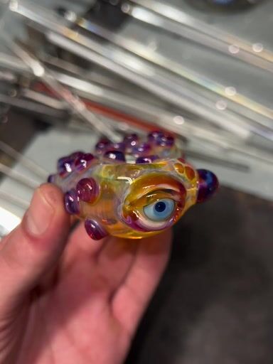 Preview pic of Ns yellow/amber purple monster pipe