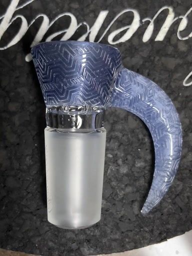 Preview pic of Blue Satin Light Bright Flamepolished Slide