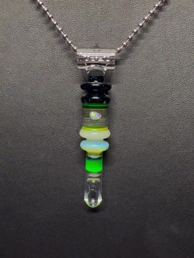 Preview pic of Opal scoop pendant