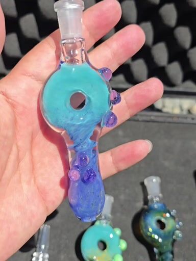 Preview pic of Purple And Aqua Nectar Collector 10 mm