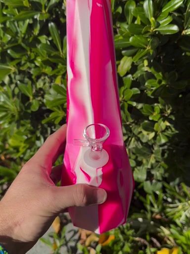 Preview pic of Pink Diamond Silicone Bong