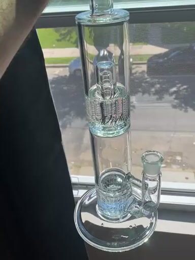 Preview pic of 18mm Dirty Rico Glass 50mm Double Bent Neck