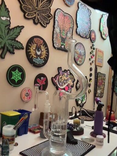 Preview pic of 18” iridescent glass