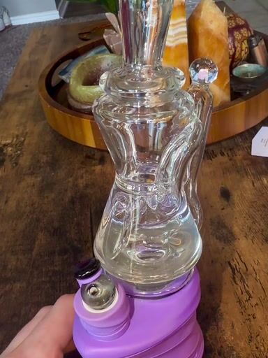 Preview pic of Carta Sport with matching brand new Lilac Gilcycler by Iridescent Glass