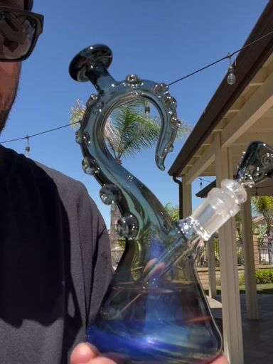 Preview pic of Dippy Glass tentacle bubbler 10mm