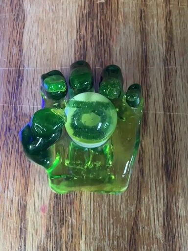 Preview pic of Stabby Joe green lantern full UV hand pendant with green lantern Millie new old stock 2016