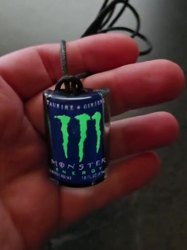 Preview pic of Monster Energy Drink Glow UV Pendant