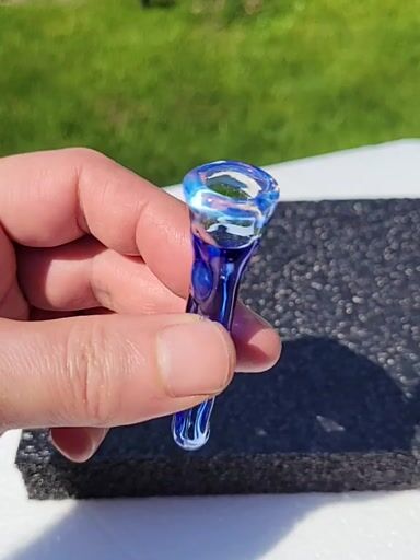 Preview pic of Light colbalt chillum ghost accents