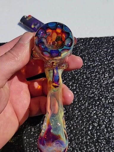 Preview pic of Double amber purple and silver fumed Sherlock