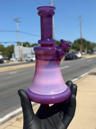 Preview pic of Deestrukt Glass Full Color Mini Tube (Pink/Purple)