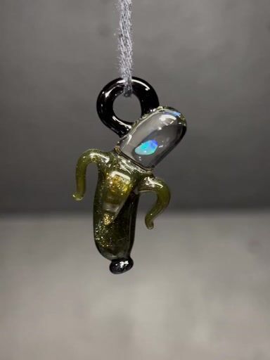 Preview pic of Tigers eye/Opal banana pendant