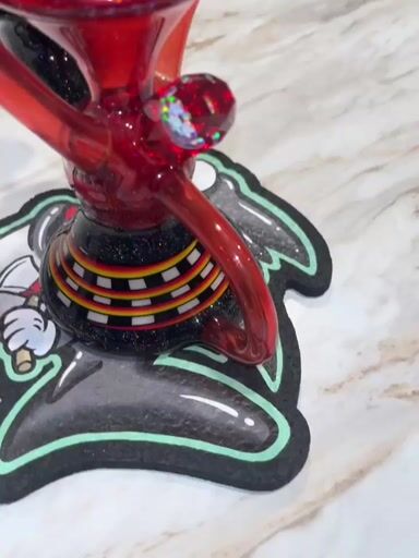 Preview pic of Happytime Glass Rig Pendant Three Caps and Blazer Torch Wrapped in Gucci