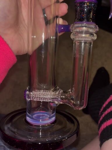 Preview pic of Ashme Glass 45x5 Dual Stem w/ Splash Guard