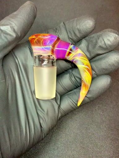 Preview pic of Amber Purple/Telemagenta chaos 18mm slide