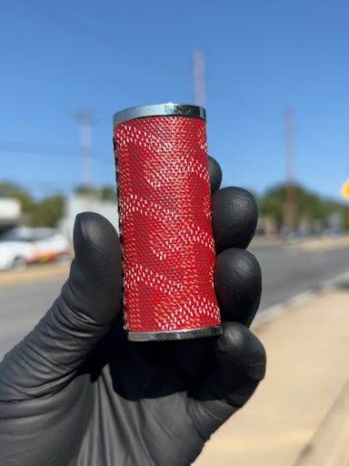 Preview pic of Red Goyard Bic lighter Case # 1