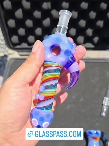 Preview pic of Purple Nectar Collector With Horn 10 mm.